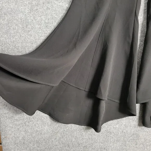 BY ANTHROPOLOGIE OB1096198 Black Zinnia High Rise Tulip Hem Pants Boho SIZE 2 - Picture 6 of 14